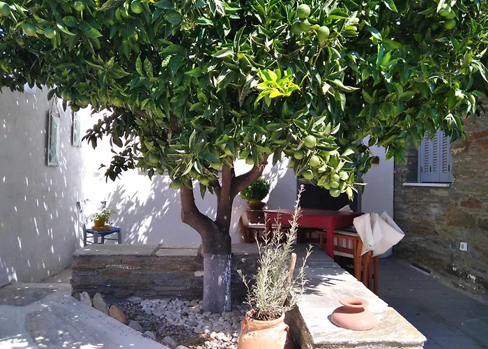 Feriehus το πέτρινο, άνδρος,μεσαριά *